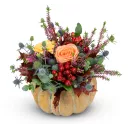 Barevné květy v dýni